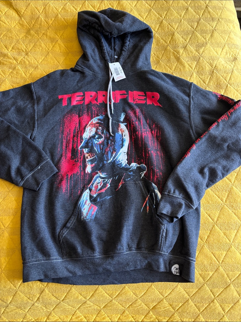 NWT M Terrifier Art the Clown Hoodie